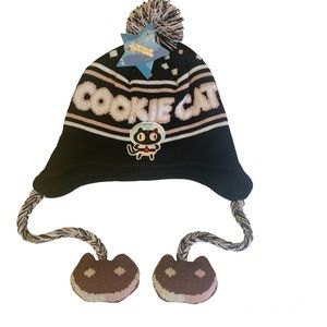 Cartoon Network Steven Universe Cookie Cat Pom Beanie / Laplander Hat NWT